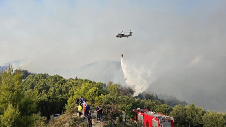Zjarret, 4 vatra ende aktive! Dyshime për zjarr të qëllimshëm në Fushë-Krujë, problematike mbeten flakët në Dibër e Bulqizë!  Shiu ‘qetëson’ Dajtin
