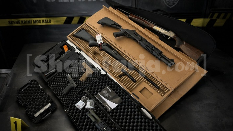 U kap në makinë me Ergys Agasin, ish-efektivi Shpataraku sot në GJKKO! I sekuestrohet arsenali me pistoleta e shotgun, i hiqet leja e armës