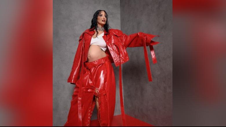 Gati projekti i ri me Matolale, Dafina Zeqiri tërheq vëmendjen me 'look'-un e guximshëm! Pozon me barkun e rrumbullakosur (FOTO)