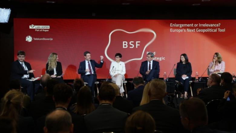 'Zgjerimi e bën BE-në më të bashkuar' Hoxha nga Forumi Strategjik i Bledit: Shqipëria synon të kontribuojë në forcimin e Unionit!