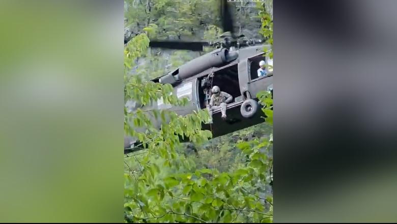 Shkodër/ Turisti bie në humnerë në Shalë, evakuohet me helikopterin Black Hawk drejt Spitalit të Traumës