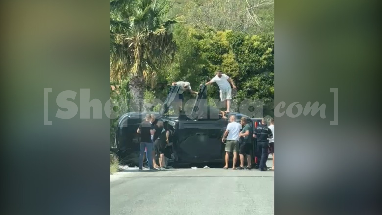 Pasi kërcënuan me armë Vasil Bedinjan, autorët ndiqen nga policia nëpër rrugët e Vlorës! VIDEO e ‘Range Rover’-it që përfundoi i shtrirë në tokë