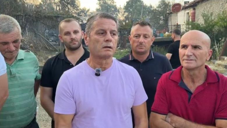 Lezhë/ Zjarri në Kalivaç, kryebashkiaku Pjerin Ndreu në terren: Flakët u përhapën me shpejtësi rrufe! Dëme të shumta në disa banesa, situata në përmirësim