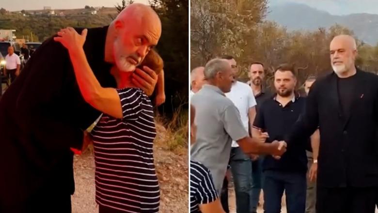 Zjarri në Himarë, Rama takim me banorët: Çfarë s’na vret na bën më të fortë! Dëmshpërblim për të prekurit (VIDEO)