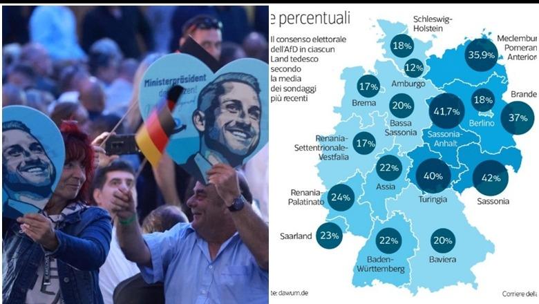 Gjermani/ Sot zgjedhjet në landin e Saksoni-Anhalt-it,  AfD drejt një fitoreje historike, por e djathta ekstreme mund të mbetet jashtë qeverisë