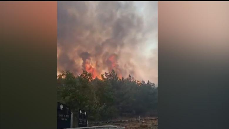 Flakët në Ungrej të Lezhës përhapen me shpejtësi, rrezikohet Kisha, varrezat dhe zonat e banuara në fshatrat Rras dhe Zimaj