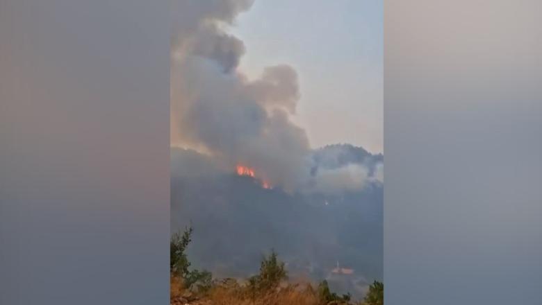 Zjarret/ Në Ungrej të Lezhës rrezikohen banesat, varrezat dhe një Kishë! 2 helikopterë për vatrën në Bardhaj-Myselim të Shkodrës! Flakët dalin nga kontrolli edhe në Tërbun (VIDEO)