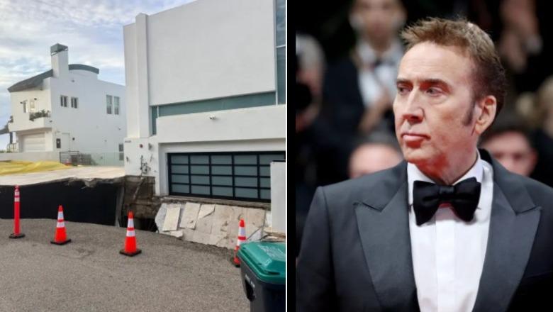 Gropa gjigante në Malibu ‘përpin’ rrugën dhe… rezidencën luksoze të Nicolas Cage!
