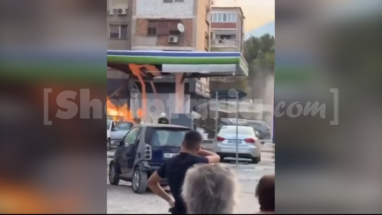 Shpërthen gazi gjatë furnizimit të një makine në pikën e karburanti ‘Eida’ mes 2 pallateve te Brryli, plagosen 3 punëtorë (VIDEO)