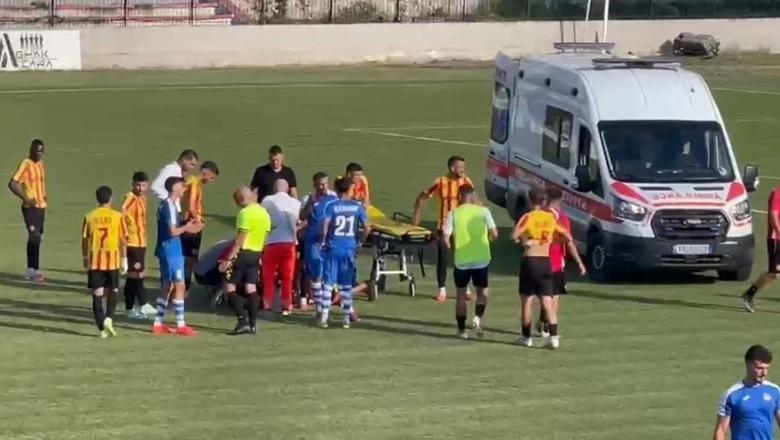 Frikë për Lorenc Trashin, ishi i kombëtares shkakton ankth në Kategorinë e Parë! Transportohet me urgjencë në spital