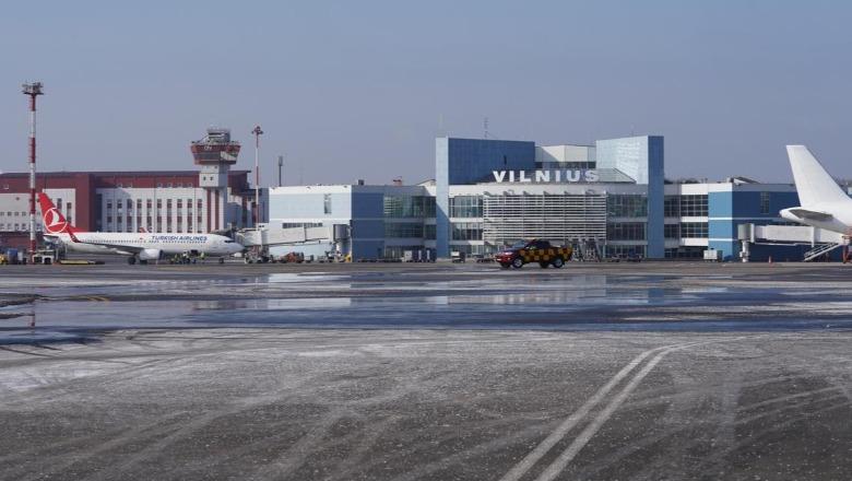 Mbyllet aeroporti i Vilniusit, alarm për një dron në hapësirën ajrore të Lituanisë