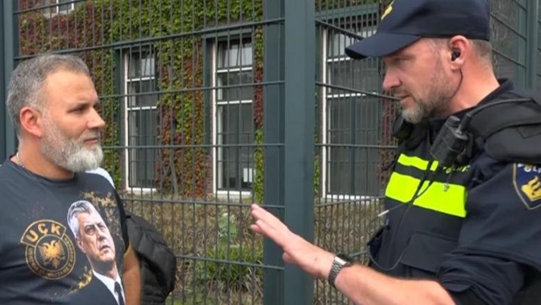 Pak orë para vendimit për Thaçin, policia holandeze zbarkon te Gjykata në Hagë: Largohuni, nuk lejohet të qëndroni