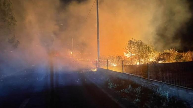Zjarri masiv në Gjirin e Lalëzit, kryebashkiakja Sako: U evakuuan të gjithë personat që ndodheshin në një kompleks turistik dhe në një banesë private