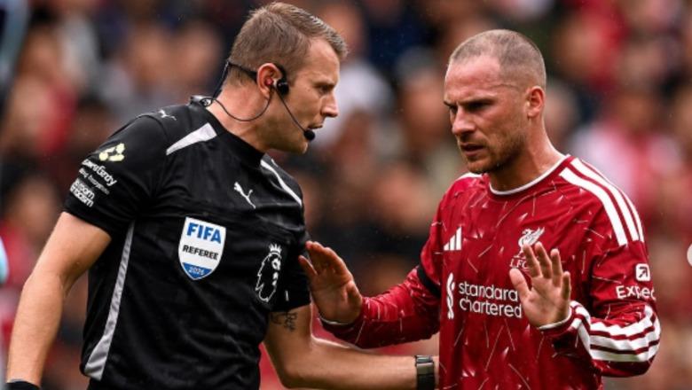 Arbitroi finalen Arsenal-Man City, UEFA cakton arbitrat e Premier League për Shqipëri-Bjellorusi