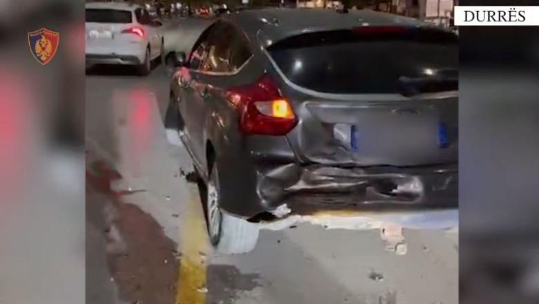 Një ditë më parë vodhi makinën në Tepelenë, i riu kapet në Durrës! Tenton t'i ikë Policisë dhe përplas 4 automjete