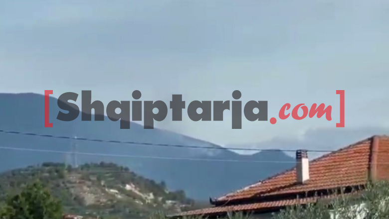 Elbasan/ Zjarri në Gjinar vijon të jetë aktiv, era dhe bimësia e dendur përhapin flakët edhe më shumë
