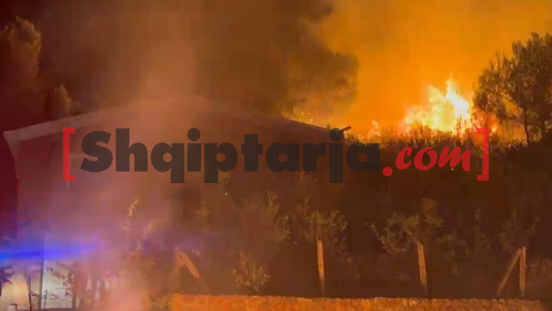 Vendi s’gjen qetësi, zjarr në Gramëz të Krujës, flakët mbërrijnë deri në aksin Thumanë-Kashar! Vatra në Lezhë rrezikojnë banesat (VIDEO)
