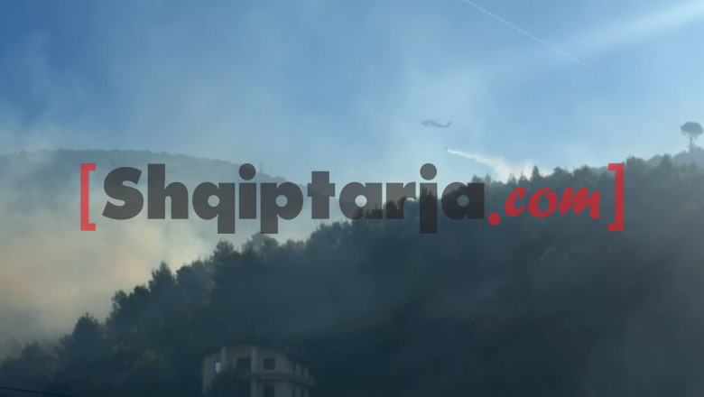 Ende aktive vatra e zjarrit në Manati të Lezhës, nis ndërhyrja nga ajri