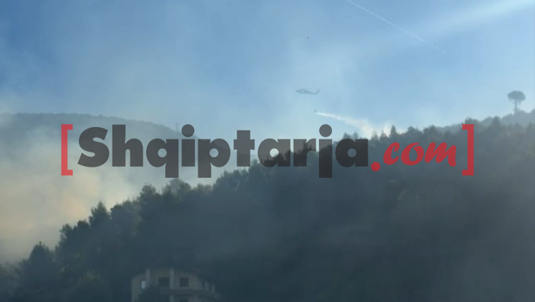 Ende aktive vatra e zjarrit në Manati të Lezhës, nis ndërhyrja nga ajri