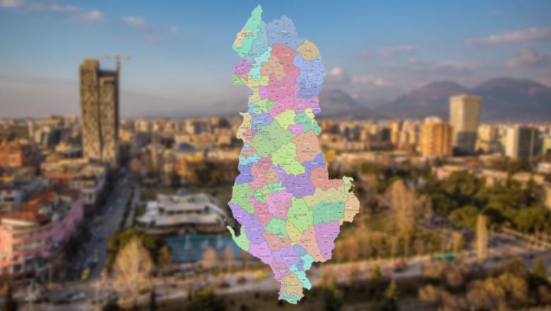 SKEDA/ Ja harta e re territoriale e vendit; qarqet, bashkitë dhe qytetet! Njësitë që shkrihen dhe çfarë ndryshon, në fuqi me zgjedhjet vendore