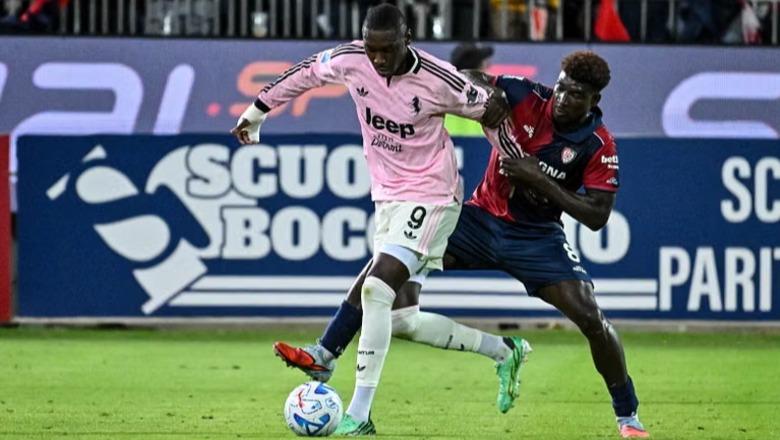 Goli i parë sezonal i Kolo Muani-s, Juventus shmang humbjen në Cagliari! Tension dhe kartona të kuq për dy trajnerët (VIDEO)