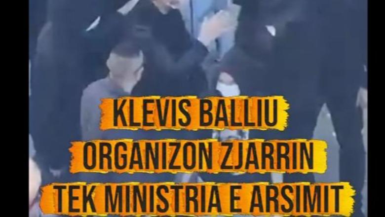 Kush ia vuri zjarrin Ministrisë së Arsimit? Balla publikon pamjet: Zjarri mban emrin Sali Berisha