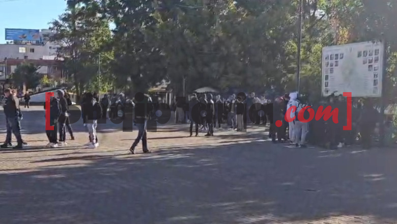 Protesta, gjimnazistë e studentë në Elbasan bojkotojnë mësimin