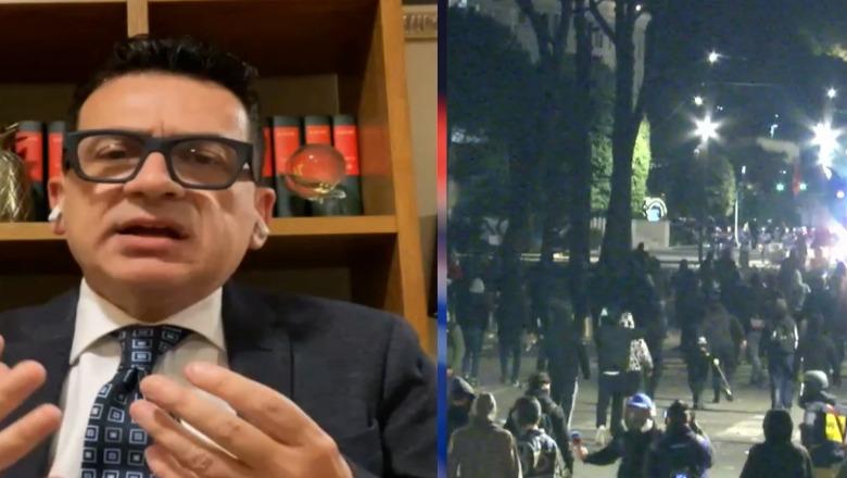 Foto nga burimi: Protestat e dhunshme, Spahiu thirrje: Mos e digjni Shqipërinë si në 97-ën, dilni dhe mbroni Tiranën nga anarkia e lufta civile - Shqiptarja.com