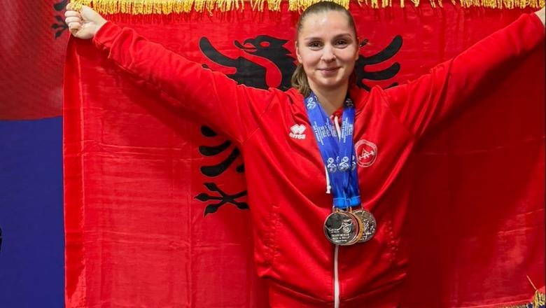 Tri medalje në Evropianin e peshëngritjes për të rinj në Durrës, Enkileda Carja nderon Shqipërinë: Kam sakrifikuar shumë