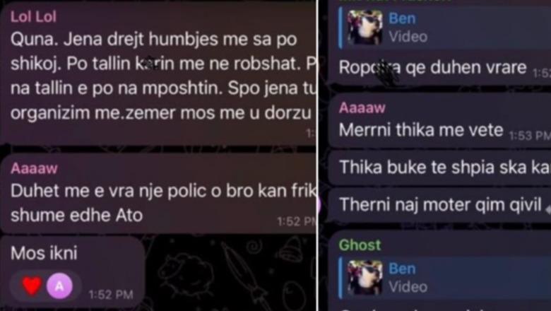 Foto nga burimi: Thirrje për vrasje policësh në grupin e ËhatsApp-it të studentëve? Balla publikon mesazhet e protestuesve: Merrni thika me vete! - Shqiptarja.com