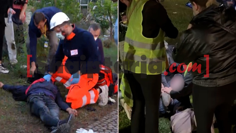 Foto nga burimi: Protesta e dhunshme, 16 protestues të lënduar! 3 prej tyre plagosen në sy, njëri humb ndjenjat - Shqiptarja.com