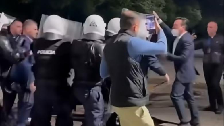 Policia ‘merr’ përpara Agron Shehajn, Balla ironizon Berishën: Pas hedhjes së Klevisit në Lanë, Saliu i ndërpret Gones pushimet