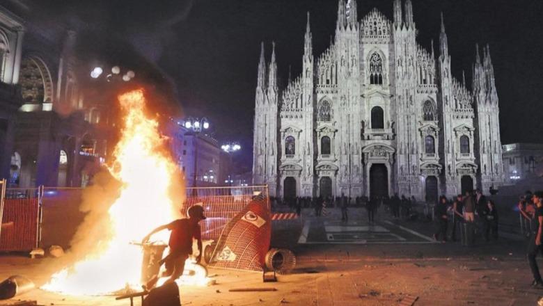 Skenar identik si në Tiranë! Të rinj, pa përkatësi politike dhe të dhunshëm, kush janë protestuesit e përfshirë në përplasjet në Piazza Duomo në Milano