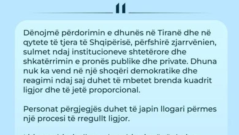 Komisioni Evropian dënoi dhunën në protesta, Balla: Mesazh i qartë nga Brukseli! Dhuna nuk është instrument politik