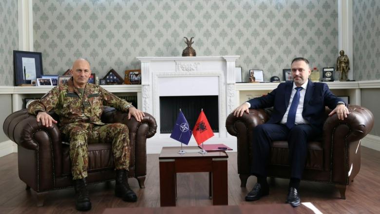 Ministri Nufi mikpret Komandantin e ri të KFOR-it, Roberto Vergori: Kontributi ynë, dëshmi e rëndësisë në promovimin e stabilitetit dhe sigurisë në Kosovë