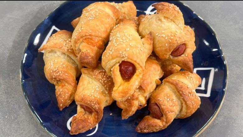 Byreçka briosh me petë sfoliat, djathë dhe kremviçe nga zonja Mirela 