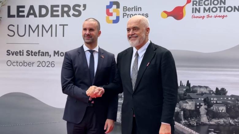 Samiti i Berlinit në Budva, mbërrin kryeministri Rama (VIDEO)