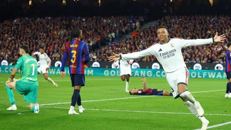 Disfata e parë në La Liga dhemb shumë për Barcelonën, Reali fiton ‘El Clasico-n’ me ‘dopietën’ e Mbappe-s! Në rrezik kreu (VIDEO)