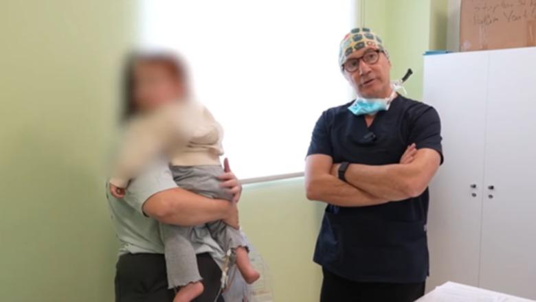 U diagnostikua me anomali që në barkun e nënës, operohet 2-vjeçarja në QSUT! Mjeku: Kisti ishte sa vetë fshikëza e urinës (VIDEO)