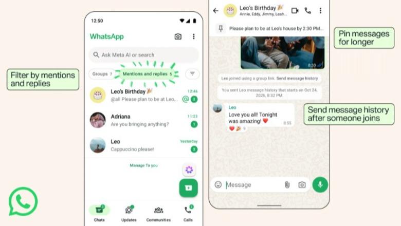 Filtra për të mos humbur bisedat e rëndësishme, WhatsApp sjell 4 risi për grupet